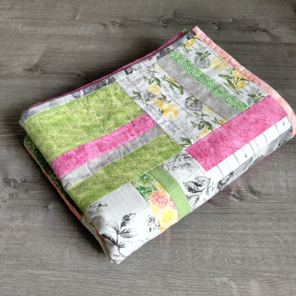 Handmade summer quilt